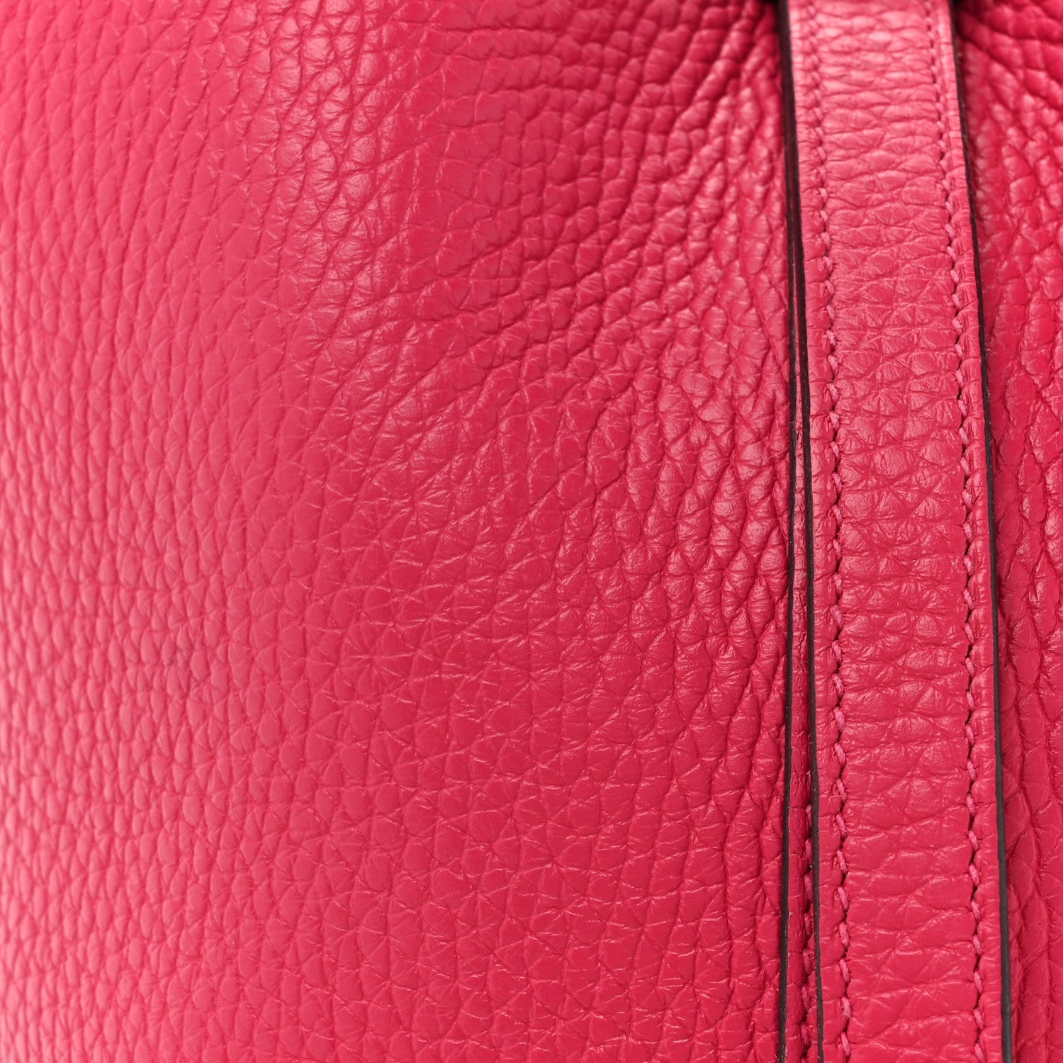 Hermes Taurillon Clemence Swift Eclat Picotin Lock 18 PM Rose Mexico Rouge De Coeur 8 of 13