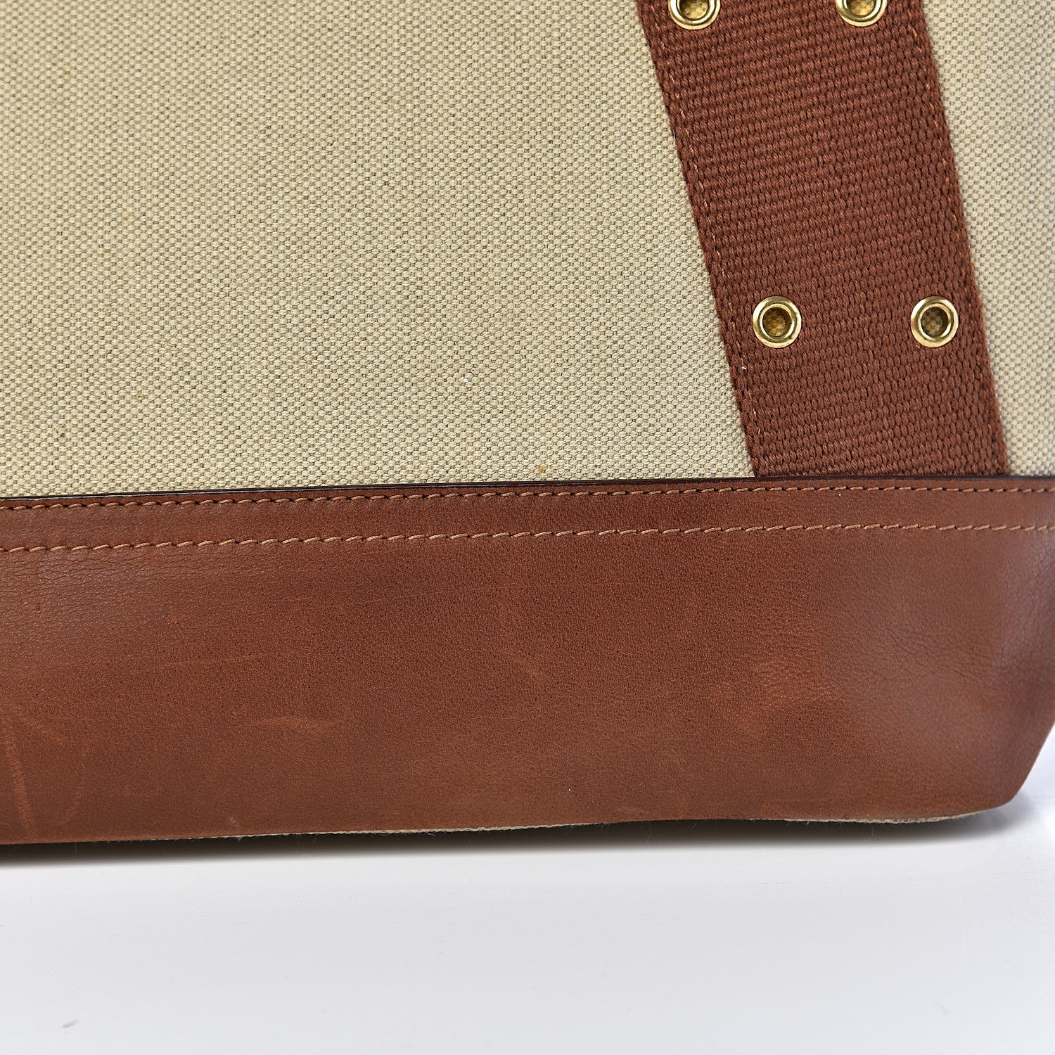 Christian Dior Canvas Calfskin Street Chic Tote Brown 8 of 20
