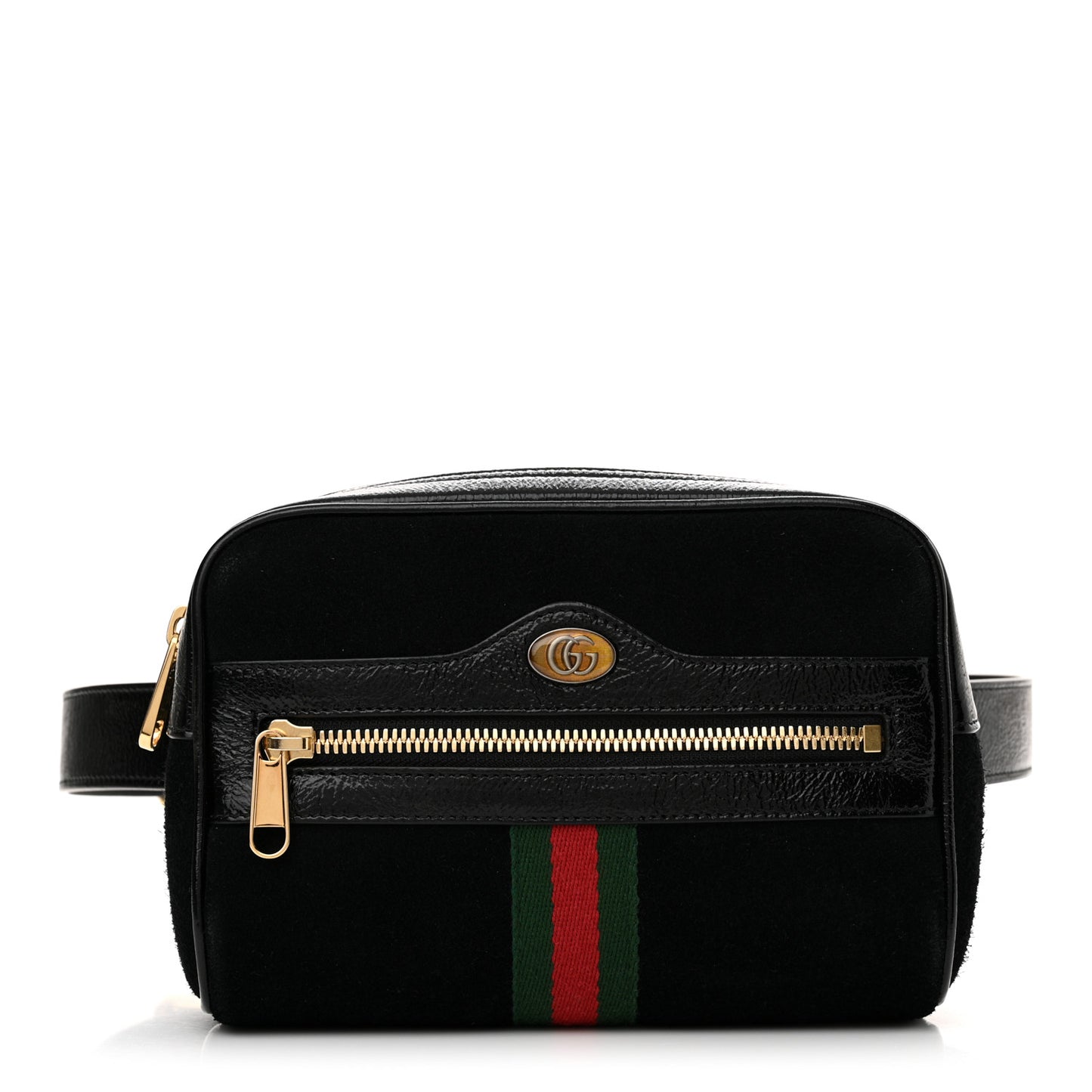 Suede Small Ophidia Belt Bag 85 34 Black