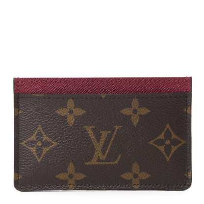 Louis Vuitton Monogram Card Holder Fuchsia 1 of 7