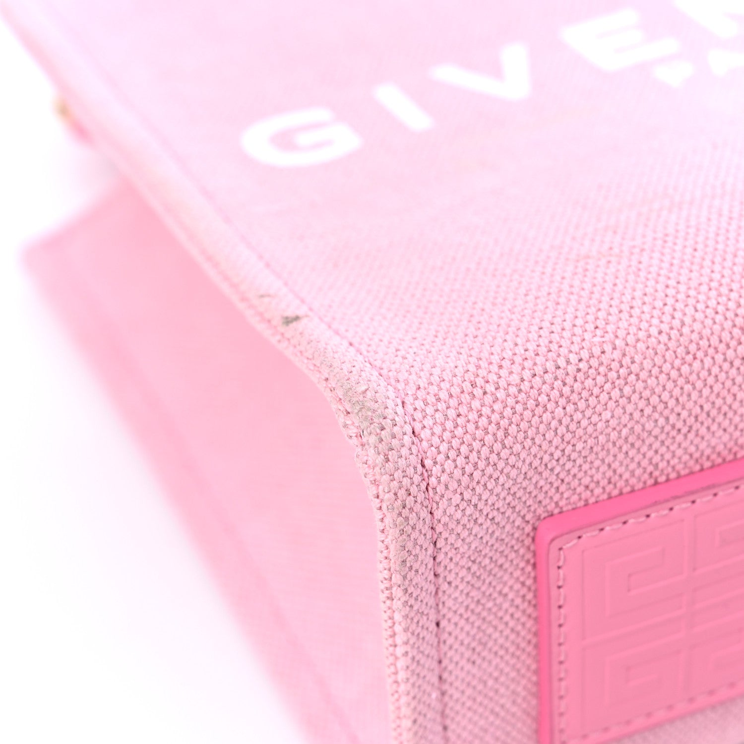 Givenchy Canvas Mini G Shopping Tote Bright Pink 9 of 12