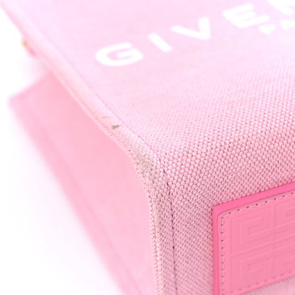 Givenchy Canvas Mini G Shopping Tote Bright Pink 9 of 12