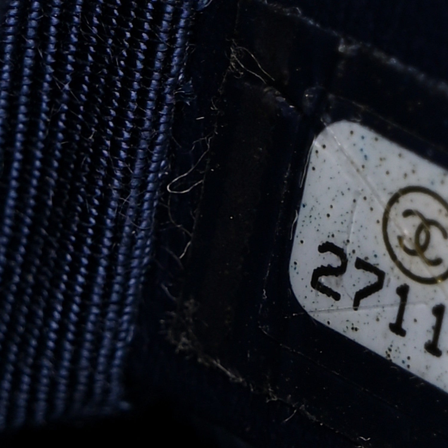 Chanel Calfskin Chevron Embroidered Small Boy By The Sea Flap Navy 7 of 14