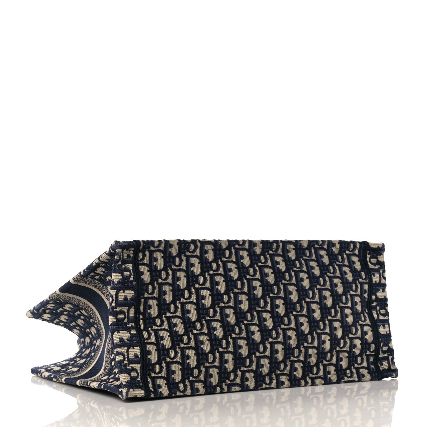 Oblique Medium Book Tote Blue Multicolor