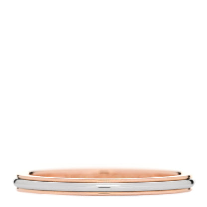 Tiffany Platinum 18K Rose Gold Lucida 2mm Band Ring 58 8.5 1 of 5