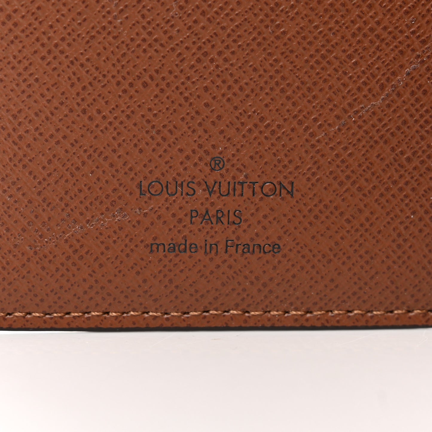 Monogram Pocket Agenda Cover