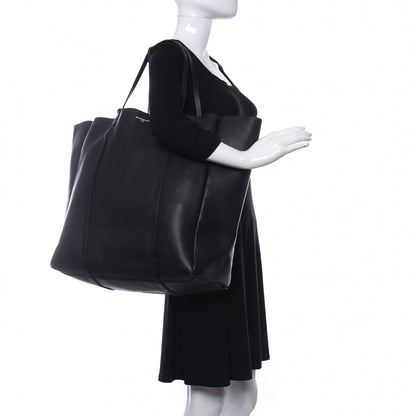 Balenciaga Veau Baltimore Double Sided Large Everyday Tote Black Purple 2 of 11