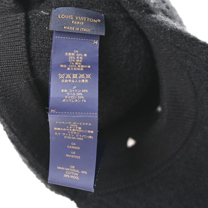 Louis Vuitton Wool Woolgram Cap L Black 8 of 10