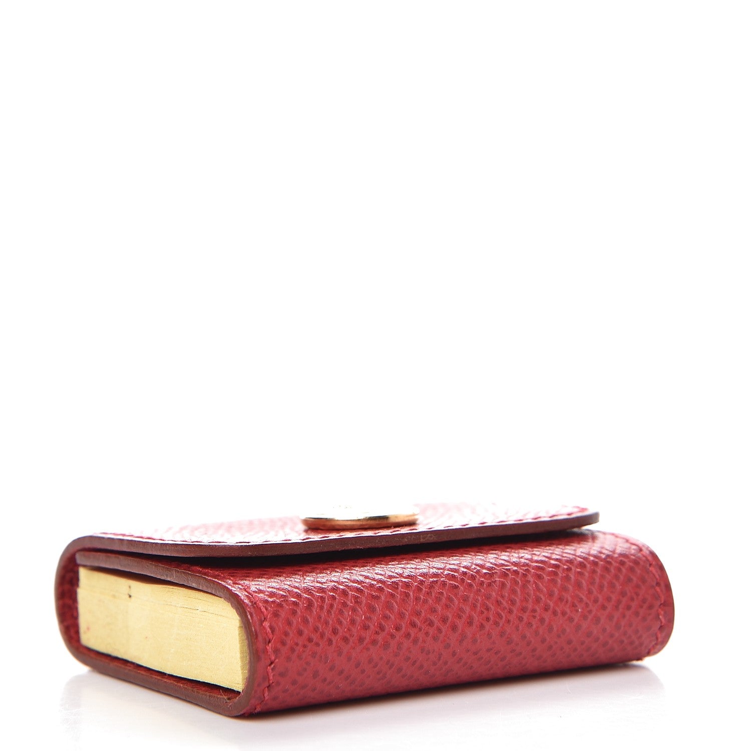 Hermes Courchevel Post It Notepad Holder PM Rouge Vif 4 of 6