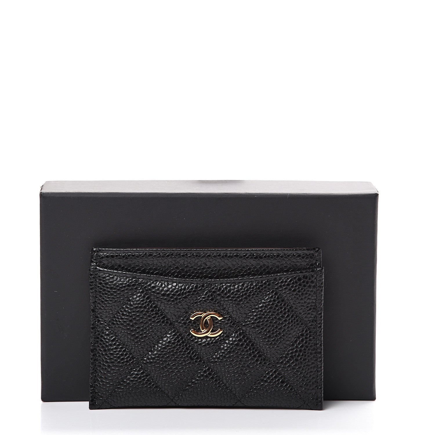 Chanel Caviar Quilted Card Holder Black 8 of 8