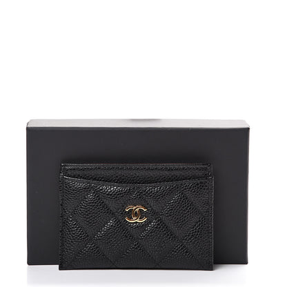 Chanel Caviar Quilted Card Holder Black 8 of 8