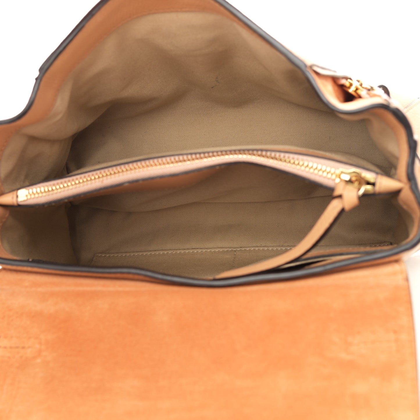 Calfskin Small Faye Day Shoulder Bag Blush Nude