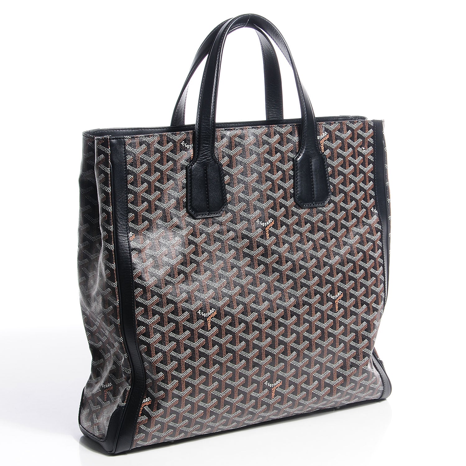Goyard Goyardine Voltaire Tote Black 3 of 9