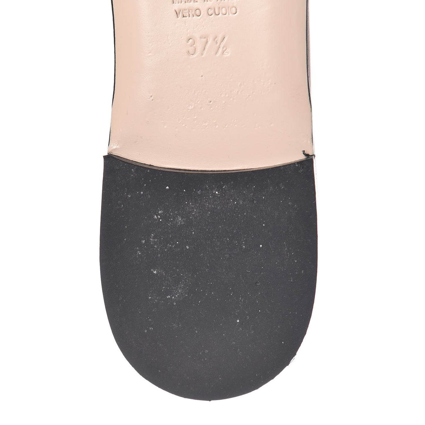 Vitello Velvet FF Reloaded Flat Slide Sandals 37.5 Soap Black