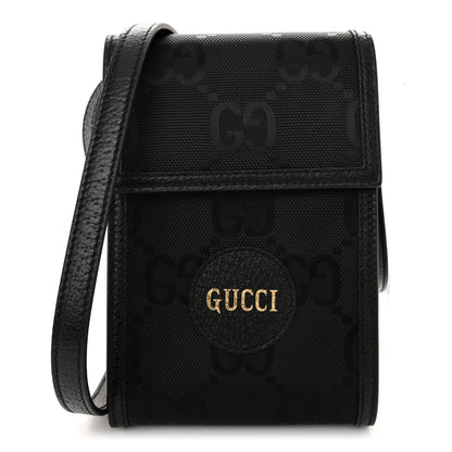 Gucci Econyl Nylon Monogram Off The Grid Crossbody Bag Black 1 of 11