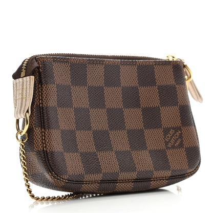 Louis Vuitton Damier Ebene Trunks and Locks Mini Pochette Accessories 3 of 9