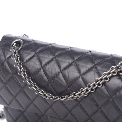 Chanel Aged Calfskin Quilted 2.55 Reissue 225 Flap Black 11 of 11
