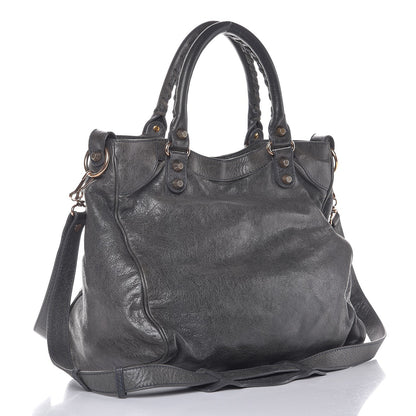 Balenciaga Agneau Giant 12 Rose Gold Hardware Velo Anthracite 4 of 10