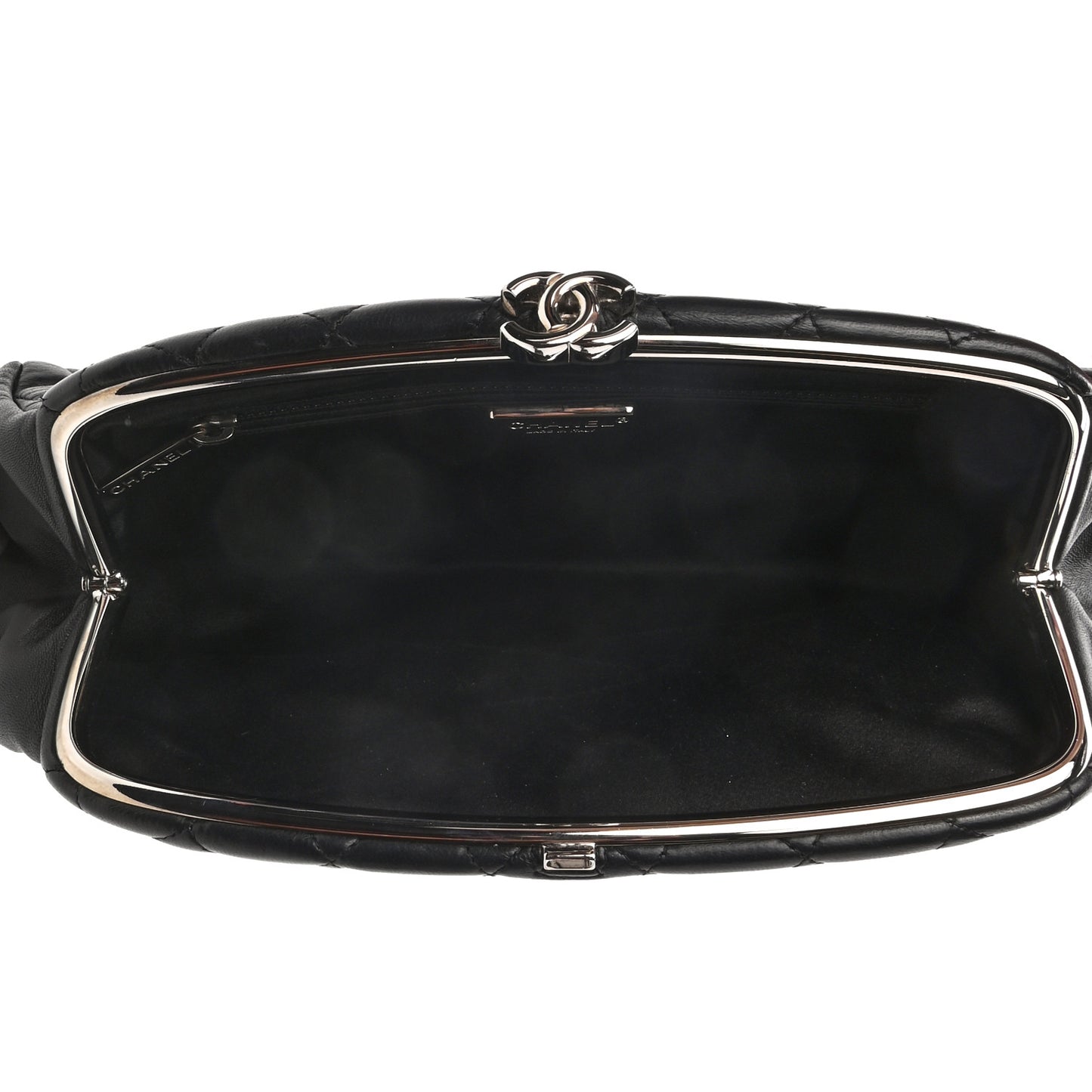 Lambskin Quilted Timeless Clutch Black