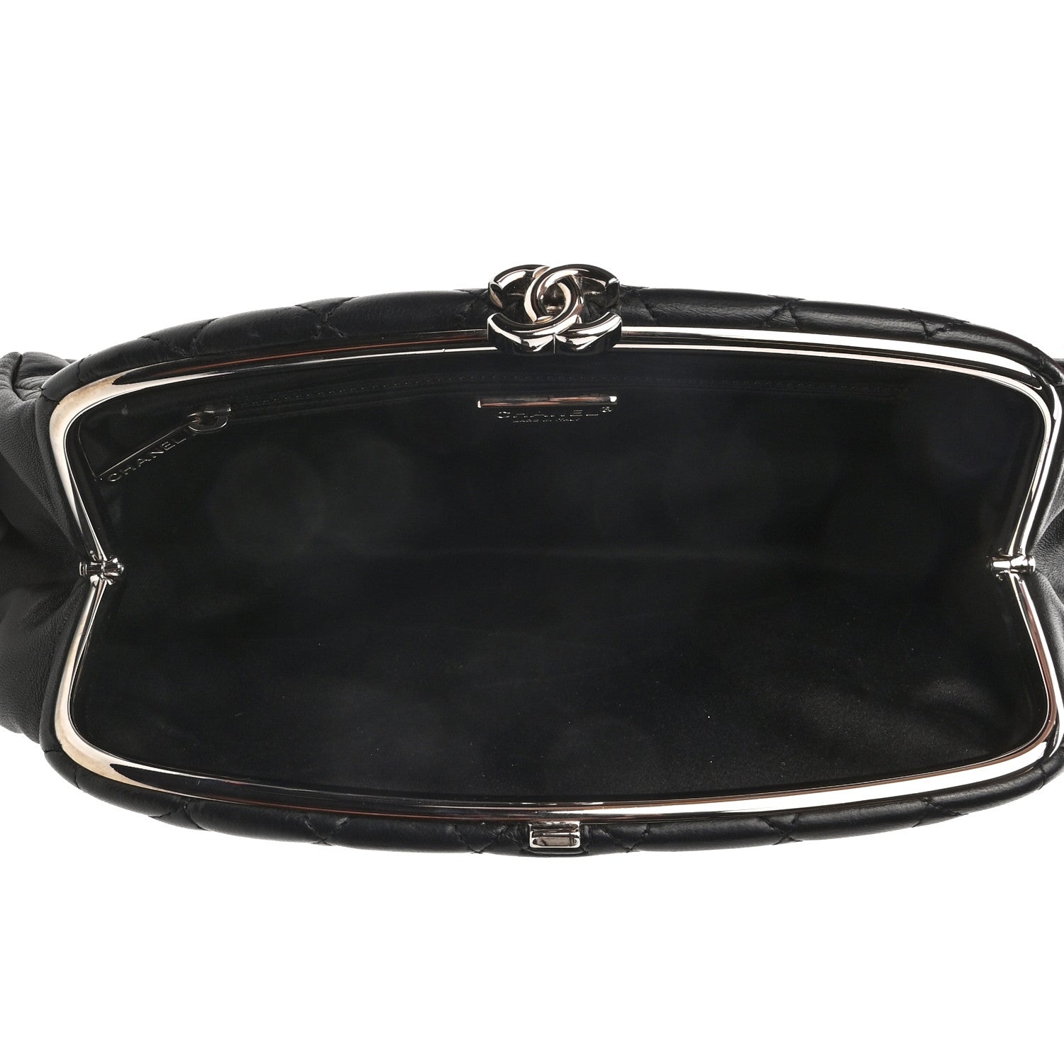 Chanel Lambskin Quilted Timeless Clutch Black 5 of 7