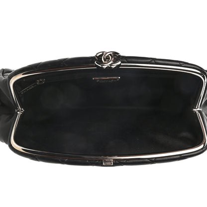 Chanel Lambskin Quilted Timeless Clutch Black 5 of 7