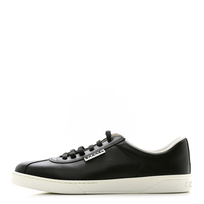 Chanel Calfskin CC Womens Sneakers 41 Black 1 of 8