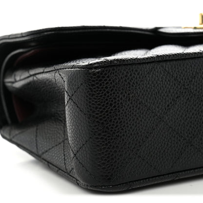 Chanel Caviar Quilted Small Double Flap Black 9 of 11