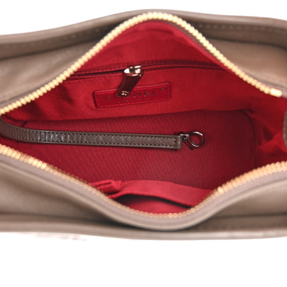 Chanel Aged Calfskin Quilted Small Gabrielle Hobo Grey 5 of 10