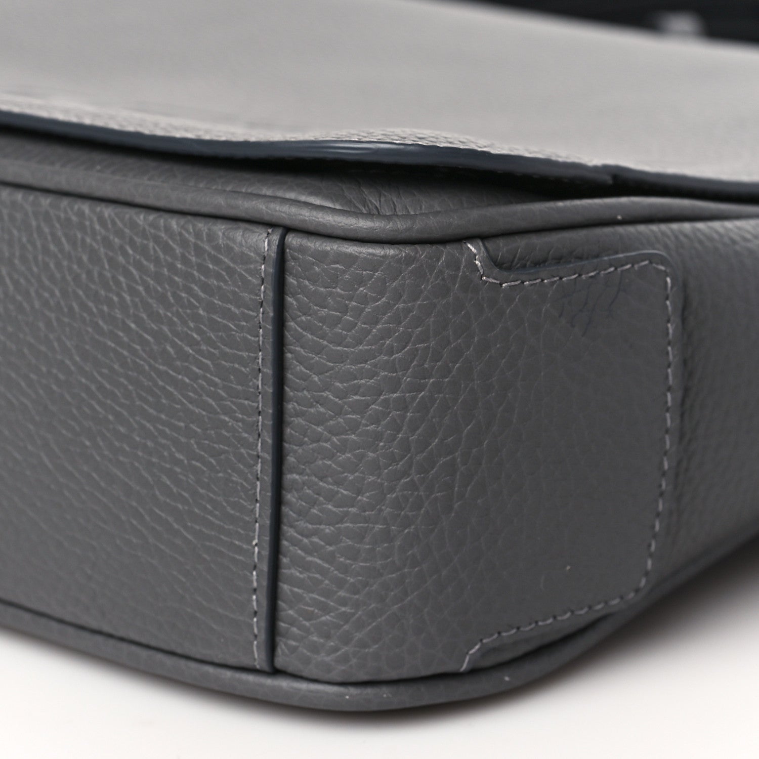 Burberry Calfskin Logo Messenger Charcoal Grey 9 of 9