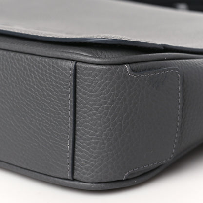 Burberry Calfskin Logo Messenger Charcoal Grey 9 of 9