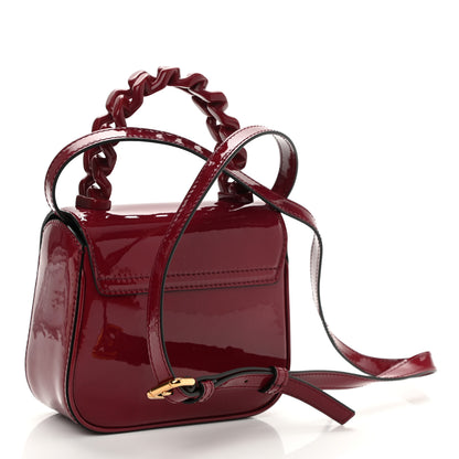 Versace Patent Mini La Medusa Bag Claret 2 of 7