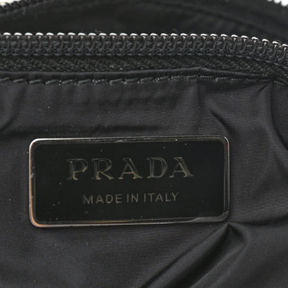 Prada Tessuto Nylon Twin Shopper Tote Set of 2 Black Giallo 15 of 16