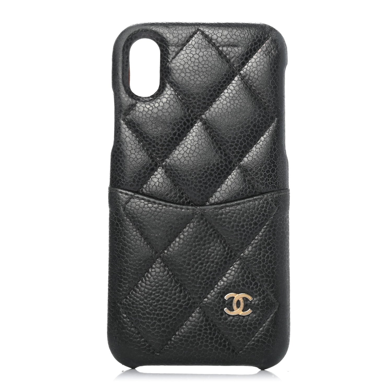 Chanel Caviar Quilted iPhone XS Max Coco Tech Case Black 1 of 8