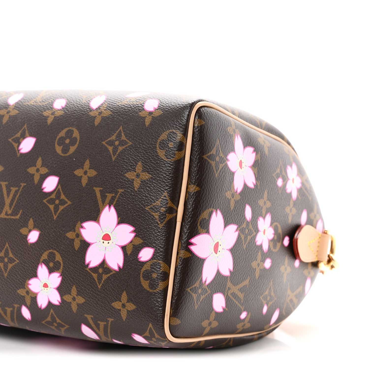 Louis Vuitton LV X TM Monogram Cherry Blossom Speedy Bandouliere 25 Sakura Brown 9 of 9