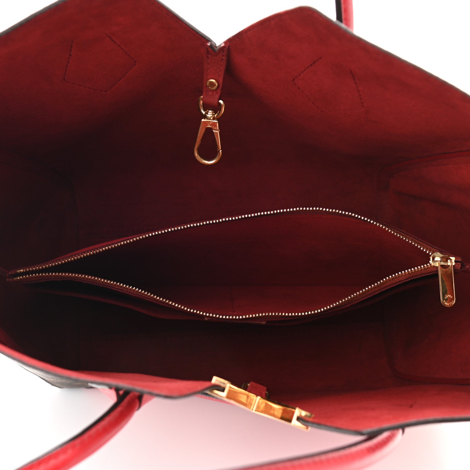 Louis Vuitton Calfskin Monogram Kimono Tote Cherry 5 of 14