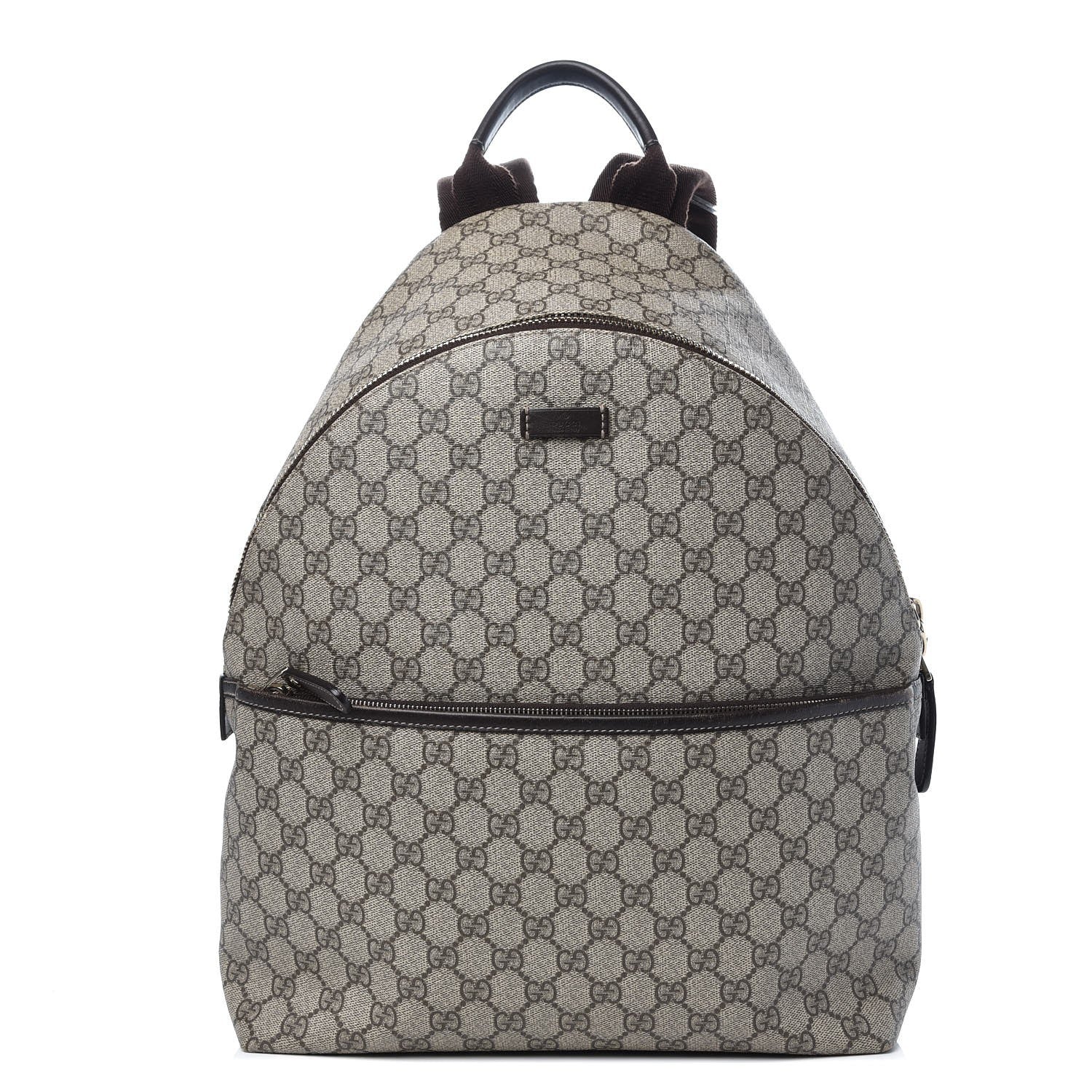 Gucci GG Supreme Monogram Medium Backpack Black 1 of 12