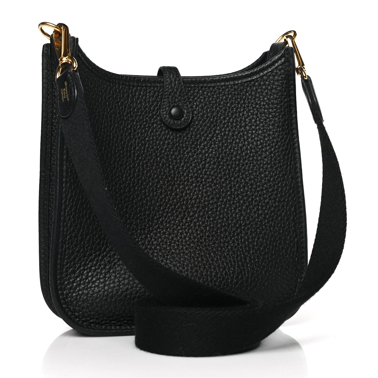 Hermes Taurillon Clemence Evelyne TPM Black 3 of 11