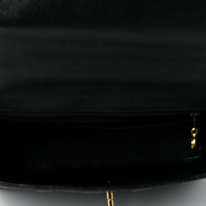 Chanel Caviar Quilted Jumbo Kelly Flap Black 5 of 8