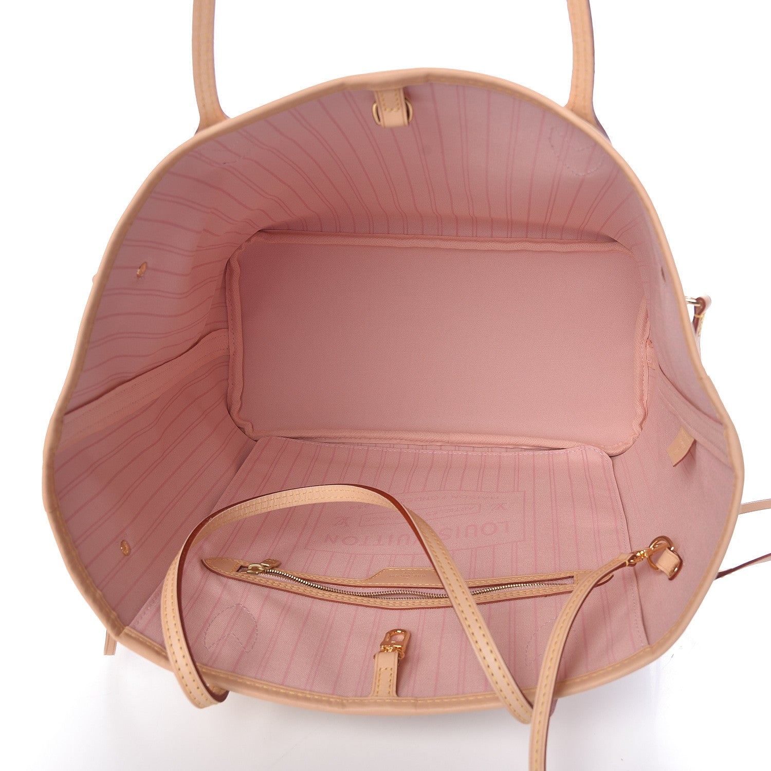 Louis Vuitton Damier Azur Neo Neverfull MM Rose Ballerine 6 of 11