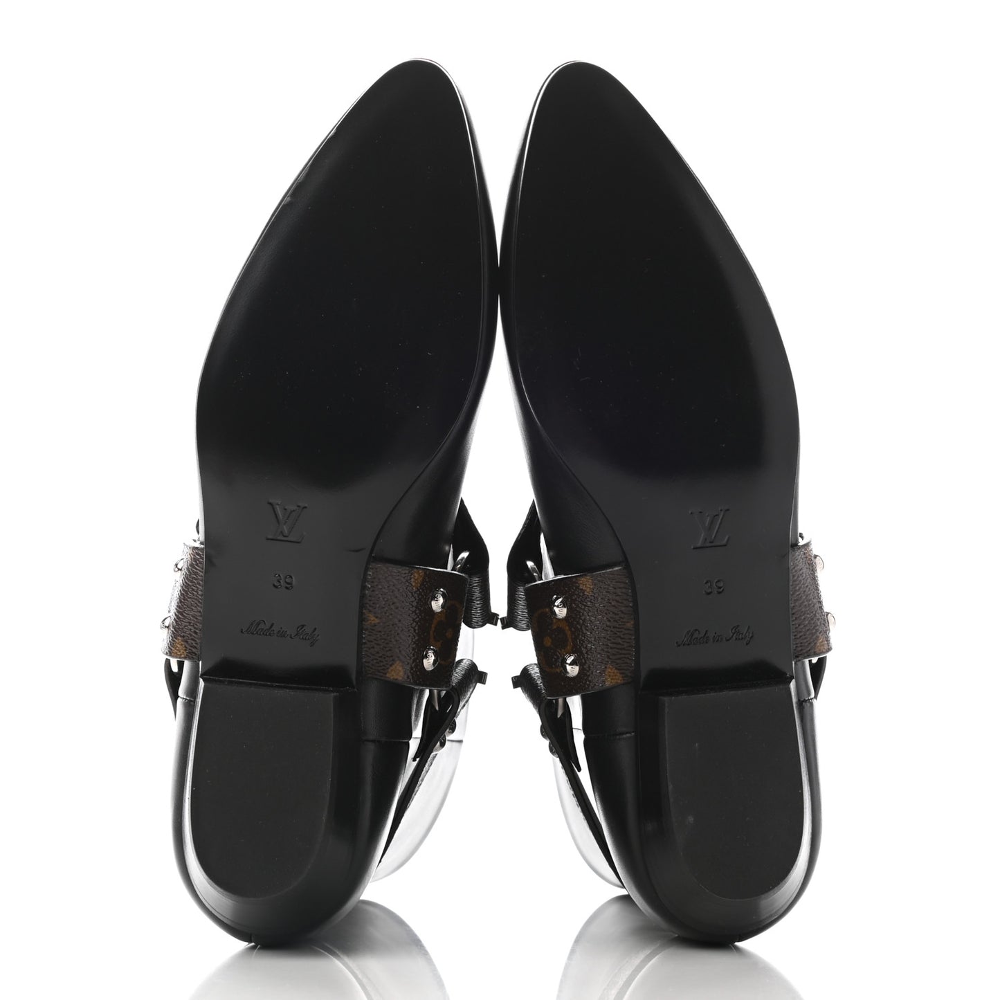 Calfskin Monogram Rhapsody Ankle Boots 39 Black