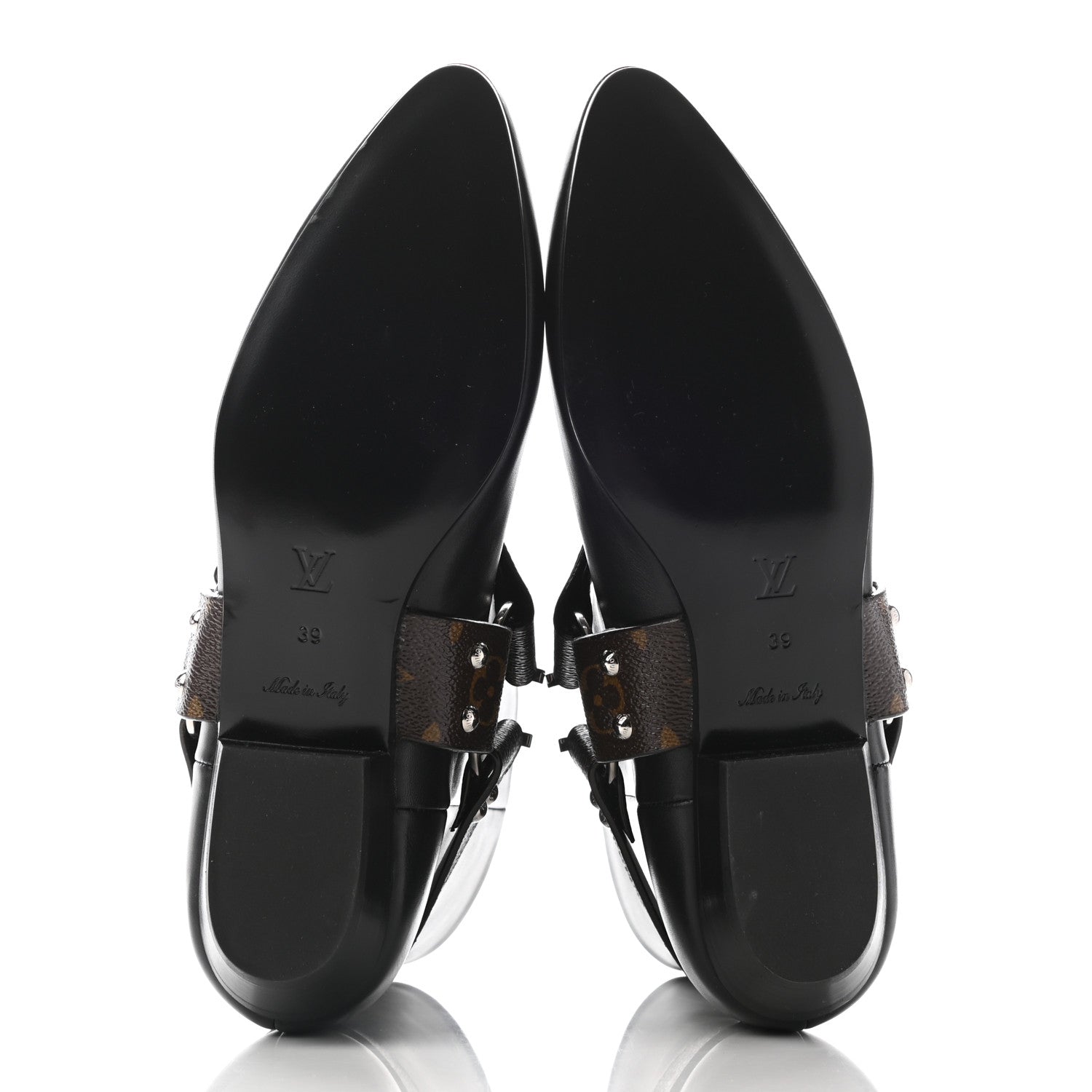 Louis Vuitton Calfskin Monogram Rhapsody Ankle Boots 39 Black 5 of 8