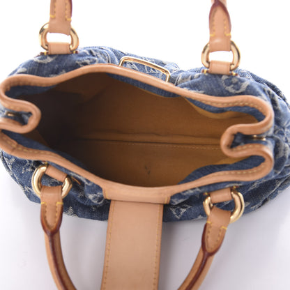 Louis Vuitton Monogram Denim Pleaty Blue 4 of 8