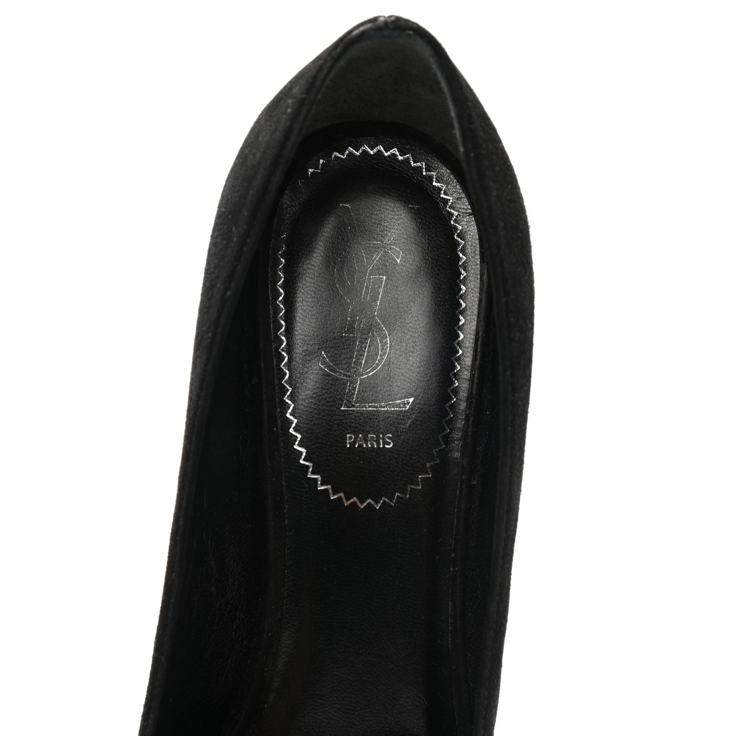 Suede Calfskin Tribtoo 80 Pumps 38 Black