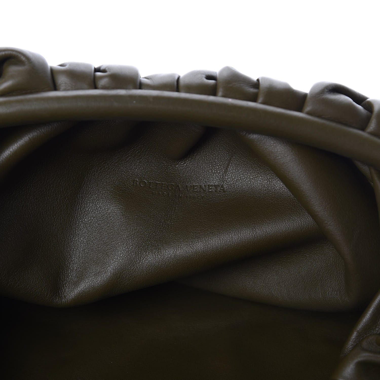 Bottega Veneta Smooth Butter Calf The Pouch Oversized Clutch Mustard 7 of 10