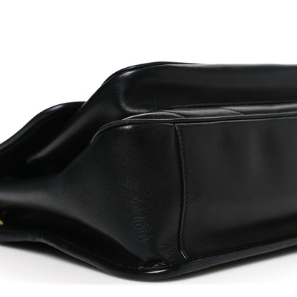 Saint Laurent Crinkled Calfskin Matelasse Monogram Medium Niki Chain Satchel Black 9 of 10