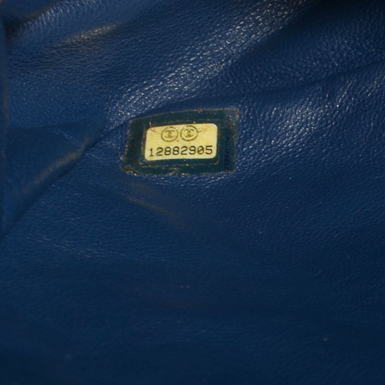 Chanel Lambskin Jumbo Single Flap Blue 7 of 8