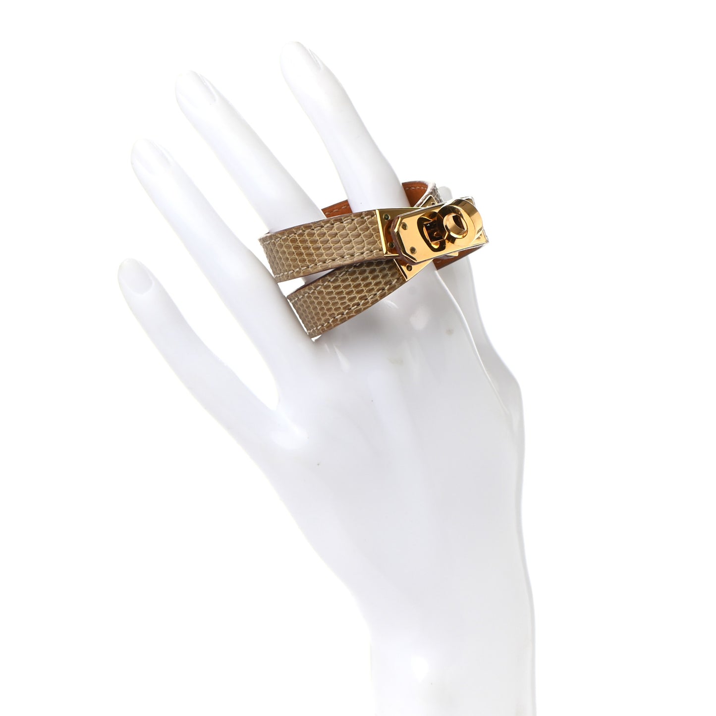 Lizard Kelly Double Tour Bracelet XS Ficelle