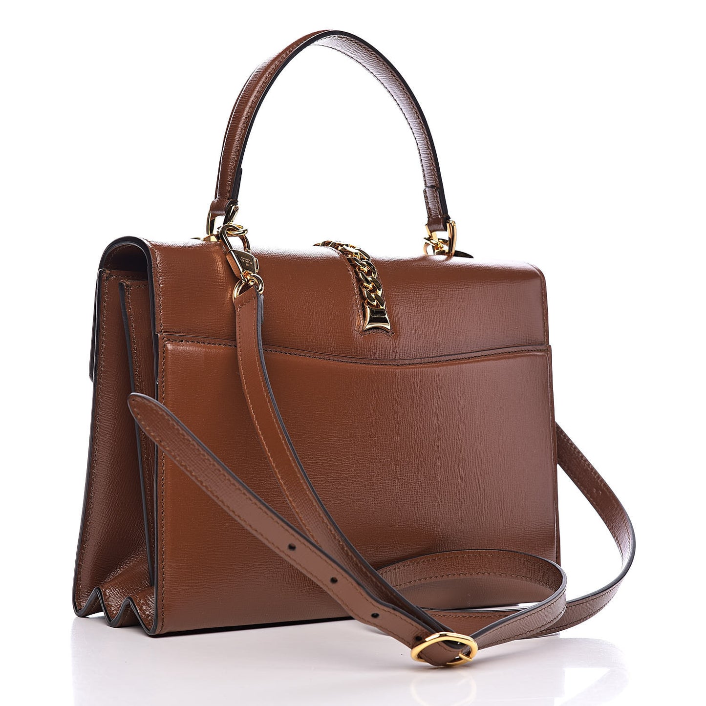 Azalea Calfskin Small Sylvie 1969 Top Handle Bag Cuir