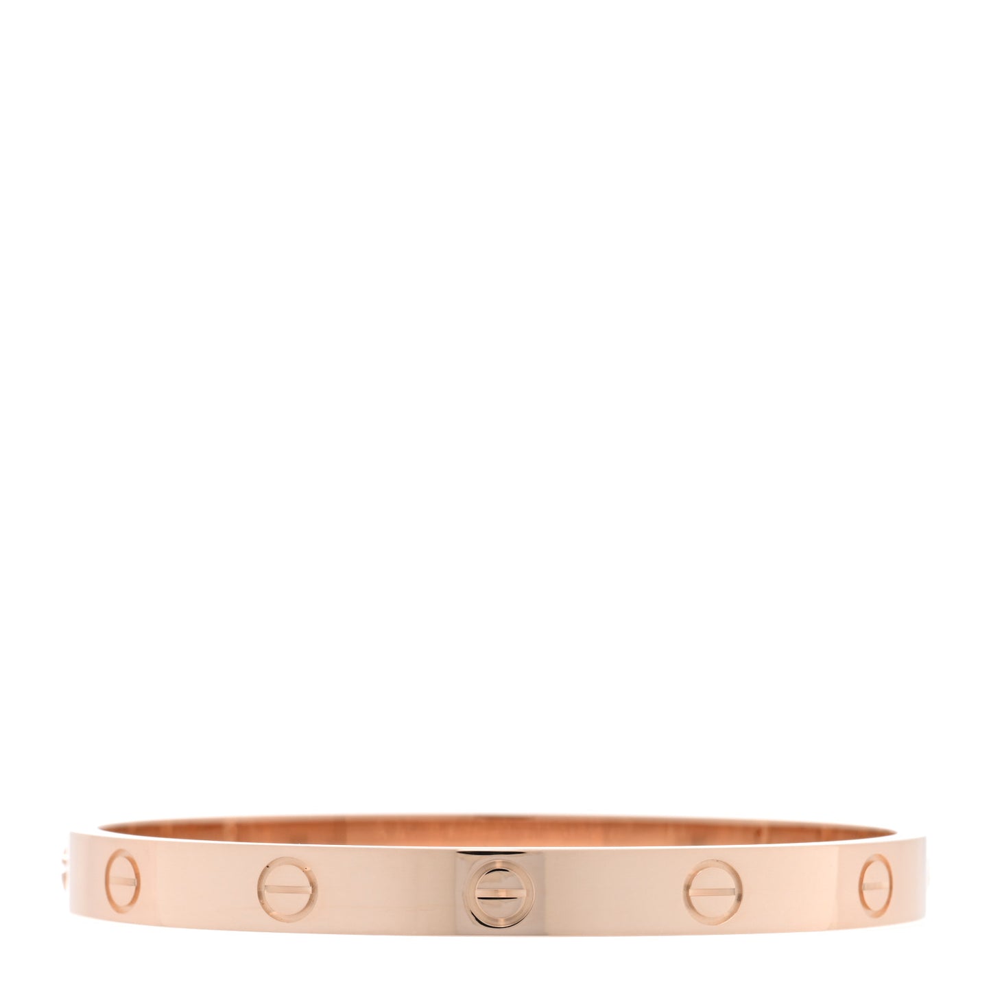 18K Pink Gold LOVE Bracelet 17