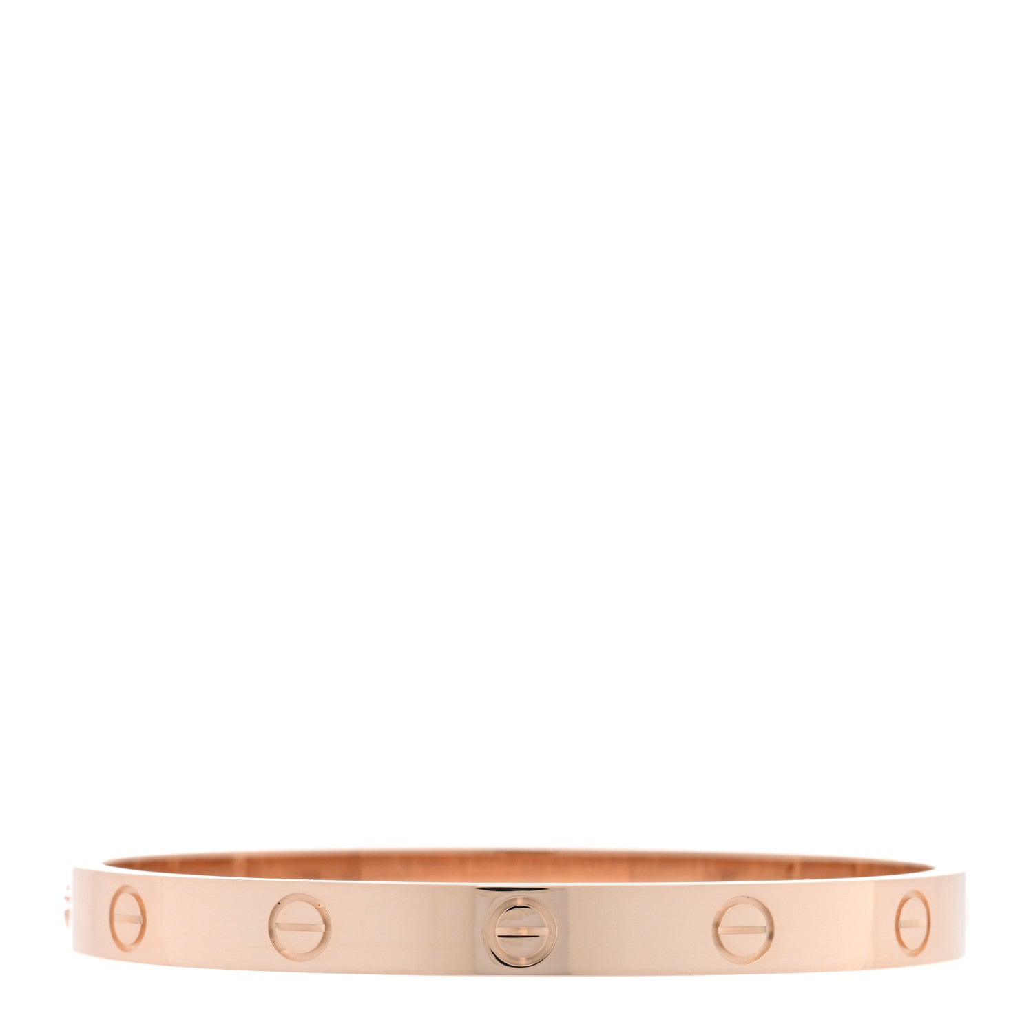 Cartier 18K Pink Gold LOVE Bracelet 17 2 of 9